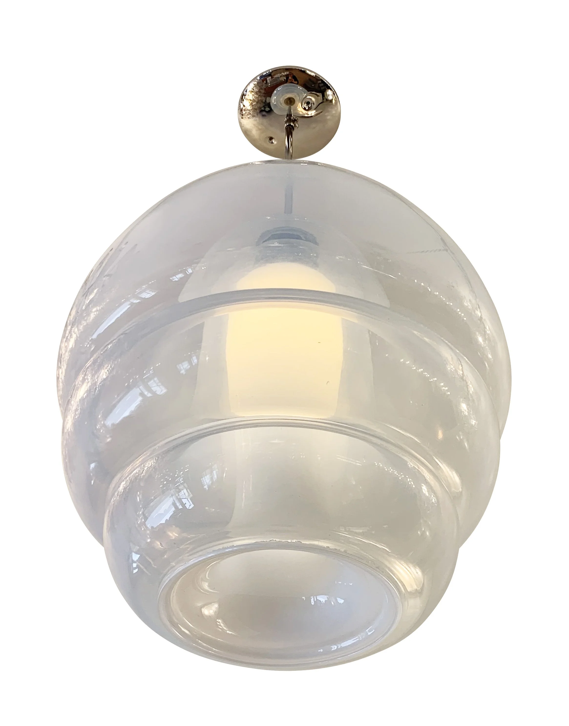 Carlo Nason Pendant Lamp for Mazzega, Italy 1960s — Gaspare Asaro